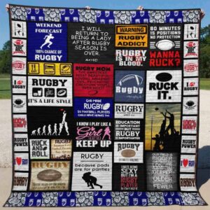 Rugby Mom Quilt -Bt02Mk_0208  Quilt